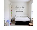 She's a free spirit with a wild heart Wall Decal